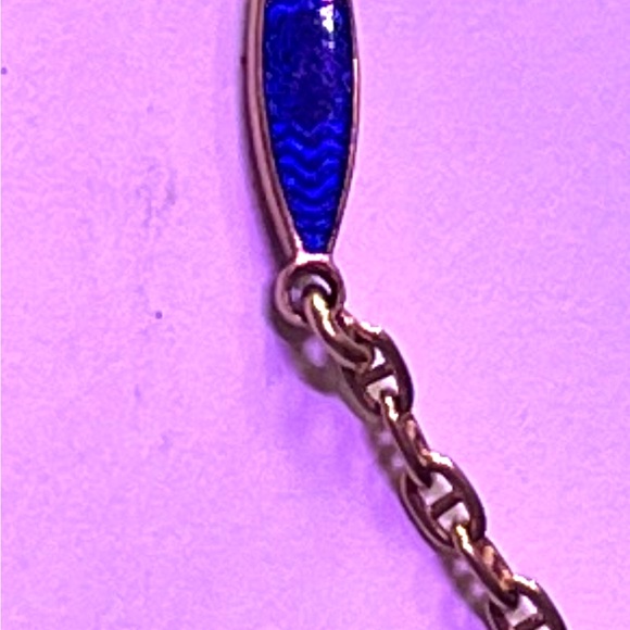 FABERGE.     18kt Elegant Blue and Gold Women's necklace - Picture 1 of 5